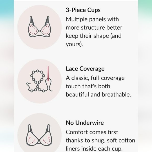 Glamorise Women's Full Figure Plus Size Comfortlift Support Bra #1103 44C, 46H - Picture 7 of 16